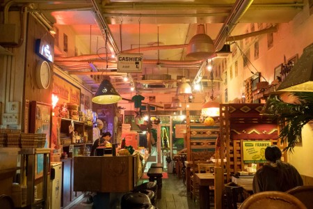アメリカ食堂店内
