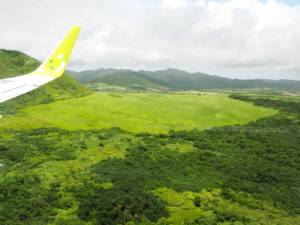 石垣島空港に到着