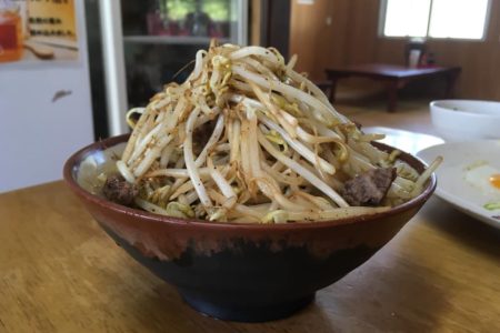 前田食堂の牛肉そば