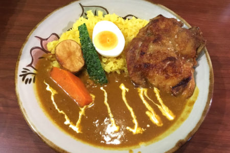 キーマクリームチキンカレー