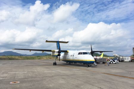 那覇から飛行機で与那国島へ